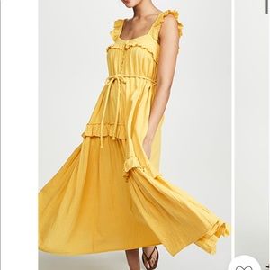 APIECE APART Lypie Ruffle Tank Dress